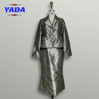 Chine Usage occidental formel de longues de longueur de broderie de bureau de robe de jupe dames de costumes pour des femmes à vendre