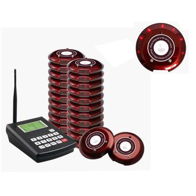 China Pager Call Restaurant Pager Guest Call Wireless Paging Queuing System Call Button Rechargeable Battery Restaurant Equipment for sale
