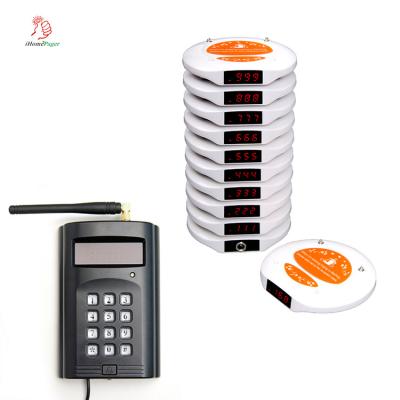 China Best price wholesale wireless restaurant coaster pager system customer queuing call equipment for sale