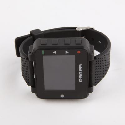China 137-930 MHZ wireless strong signal intensity wrist watch  pager for restaurant ,hospital, office and so on. for sale