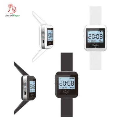 China Restaurant wireless calling system best price wrist watch pager for sale