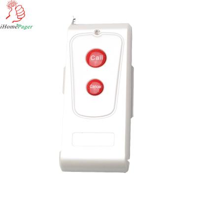 China Wireless calling system two keys with rope fixed on the wall Hot sales call button bell for sale
