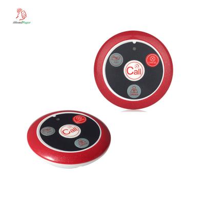 China China supply cheap price wireless pager four keys push button for restaurant cafe hotel service for sale
