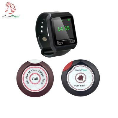 中国 ゴルフ コースのバイブレーターの腕時計の受信機の遠隔ページング システム 販売のため