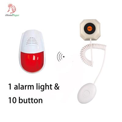 China Hot sale waterproof wireless pager system nursing home emergency alarm elderly call button for sale
