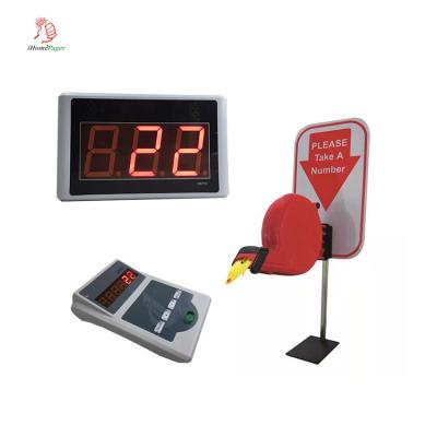 China wireless 433.92 LED customer queue number display board simple queue system for sale