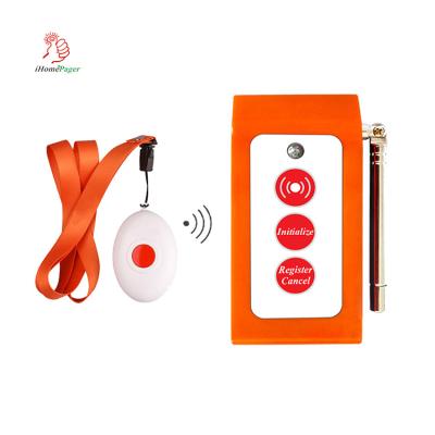 China Cheap wireless pager system long accept distance emergency alarm call button for elderly for sale