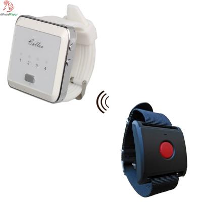 China Sistema de alarme pessoal portátil do pânico da luz do botão de pânico e do biper da vibração à venda