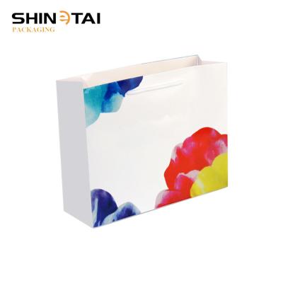China Large Paper Bag White Print Paper Bag for sale