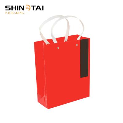 China Packing Paper Bag Red Paper Bag String for sale