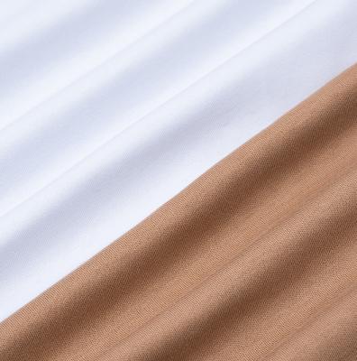 China Camisa suave sólida Tecido de alta densidade Tecido 100% de algodão à venda