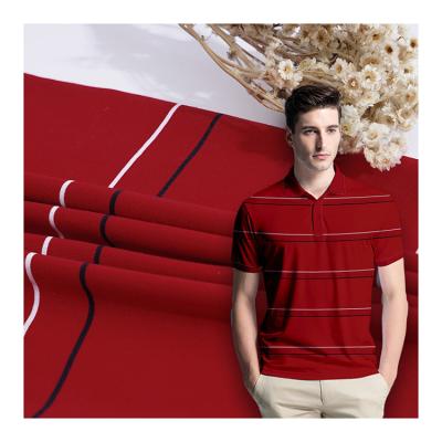 Китай Мерсеризованная Striped хлопко-бумажная ткань, пряжа покрасила ткань 5 лайкра 95 хлопок продается