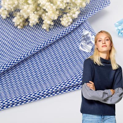 China Fashionable Blue Durable Warm Cotton T Shirt Fabric For Casual Wear en venta