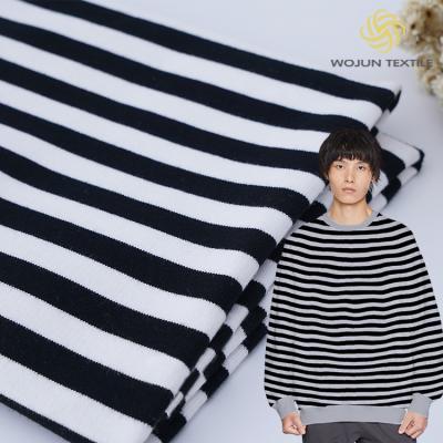 China Durable And Easy To Care For Breathable And Elastic Striped Cotton Fabric For Hoddie for sale