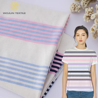 Κίνα Breathable And Soft Hygroscopic Cotton ​Striped Material Fabric For Casual Wear προς πώληση