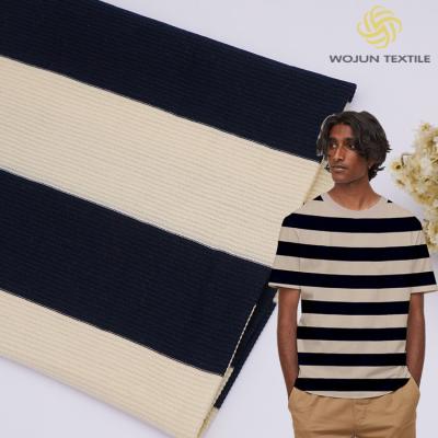 Cina Tessuto a maglia a strisce di alta qualità e di moda per magliette in vendita