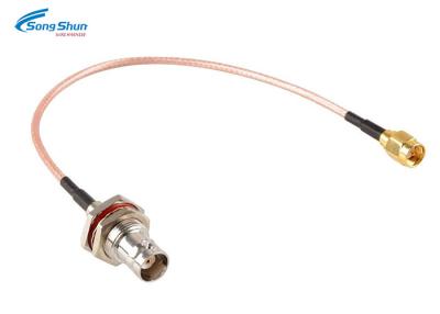 China FEP Jacket  RF Cable Assemblies BNC Female Plug For Satellite Transmission for sale