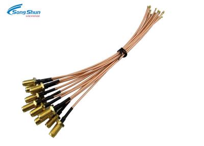 China SMA-U.Fl Adapter RF Cable Assemblies RG178 IPEX-SMA GPS Navigation System for sale