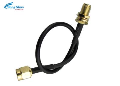 China Coaxial RF Cable Assemblies SMA Plug - RP-SMA Jack RG174 50 Ohm Car Radio for sale