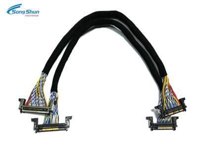 China Conductor de cobre desnudo de Hanrness del alambre de la comunicación de cable de JAE FX15S 51Pin LVDS HDMI en venta