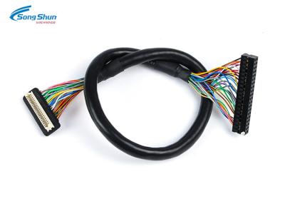 China 40Pin LVDS Cable Assembly 31Pin Dupont 2.0mm Bare Copper Conductor High Speed Video for sale