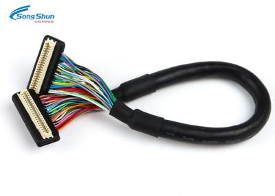China TFT Display Connector LVDS Monitor Cable , Bare Copper 31pin LVDS HDMI Cable for sale