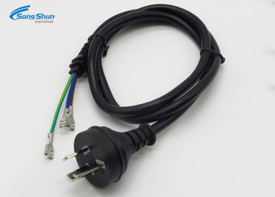 China Power Supply Cable Assembly Parts , Brass Based Tab 4.8x0.81 Terminal 18 AWG Cable for sale
