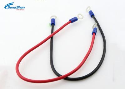 China M6 Ring Terminals Earth Bonding Cable 2.1mm PVC Jacket Customized Length for sale