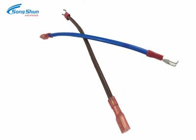 China Bare Copper Wire Harness Assembly M5 Spade Terminals 4.8 X 0.51 Terminals for sale