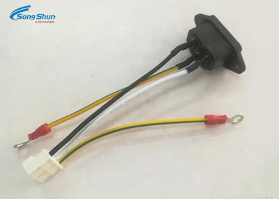 China 3 Pin AC Socket Earth Bonding Cable RV1.25-4 Round Terminal Power Stable for sale