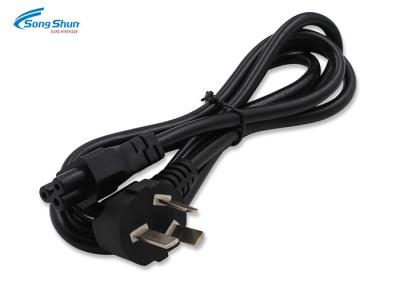 China 6FT Power Cord Cable 18AWG PVC IEC C5 3 Prong AC 0.75mm2 Bare Copper Conductor for sale