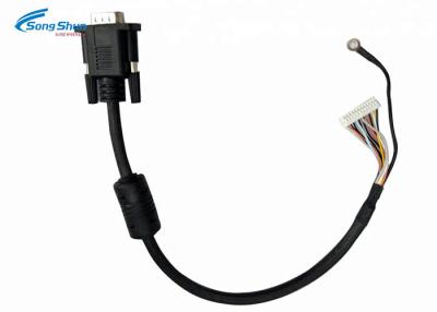 China HD RGB 15 Pin D SUB Cable 12PIN PHR VGA Display Internal For Computer Wiring Harness for sale