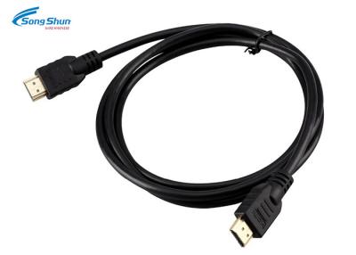 China Cabo preto da alta velocidade HDMI, cabo do revestimento de PVC 20m 1080p 2160p 4k HDMI 2,0 à venda