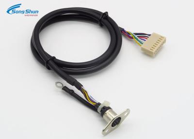 China FEP Insulation Cable Wire Harness 8Pin - Mini Din 9Pin Plug Battery Charger for sale