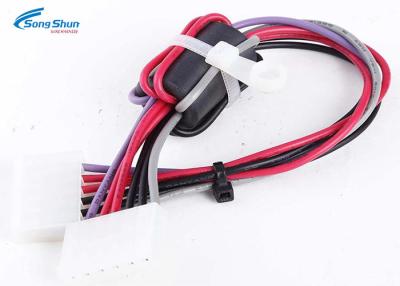 China Montaje electrónico del arnés de cable del sistema de la interconexión de la fuente de alimentación de la base de Molex 6 en venta