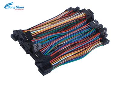 China PVC Jacket Ribbon Cable Assemblies , Dupont Connector Cable Assembly for sale