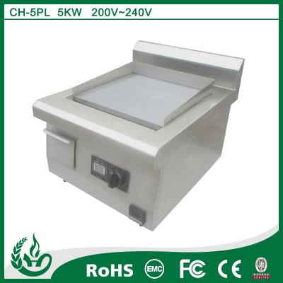 China High Efficiency Electric Induction Griddle , Induction Pancake Griddle 220v for sale