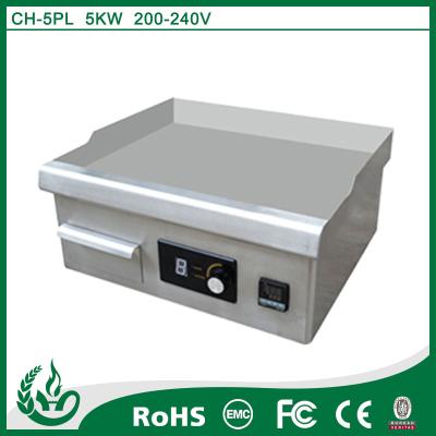 中国 誘導のステンレス鋼の電気グリドル、商業グリルのグリドル5000w 販売のため