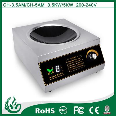 China Professional Commercial Table Top Induction Hob , 3500W Induction Stove For Work for sale