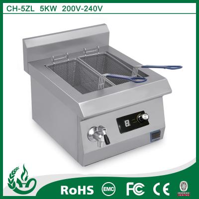 China New design professional commercial stainless steel potato chips fryer for sale