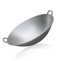 China 500mm Diameter Kitchen Iron Wok For Commercial Induction Cookers for sale