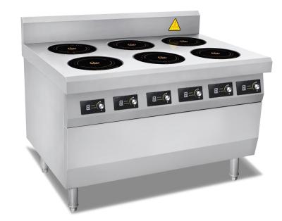 China Estufa multi libre de encargo de la inducción de la hornilla, cocina de la gama de la hornilla 3500W 6 en venta
