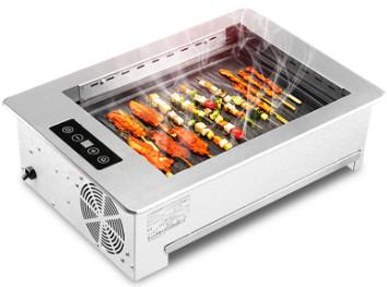 Chine Gril coréen infrarouge électrique de barbecue d'équipement de restaurant d'OEM à vendre