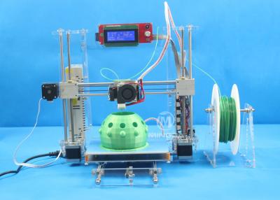 China Plastic Parts PLA / ABS Filament DIY Reprap 3D Printer Machine High Resolution for sale