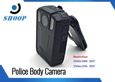 中国 夜間視界のコンパクトが付いているHD 1080P 8MPの警察の法施行体によって身に着けられているカメラ 販売のため