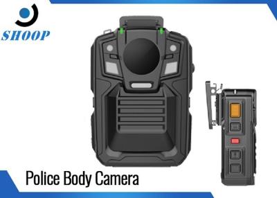 中国 DVRのボディによって身に着けられている警察のポケット・カメラの警備員32GB 140°の角度Len 販売のため