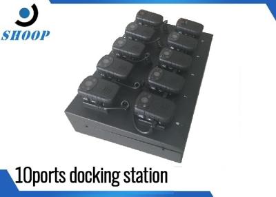 China Ten Ports Security Guard Body Docking Station For Camera Police Use for sale