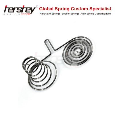 China Steel Material Custom AA Battery Contact Spring Nickel Finish for sale