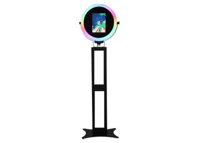 China Tablet Kiosk Ipad Photo Booth Selfie Ring Light Photo Booth For Dj Bars Vlogs for sale