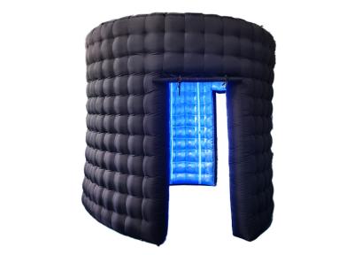 China Vogue Inflatable Led Photo Booth Fabric Inflatable Sound Booth Free Logo Customization for sale